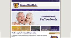 Desktop Screenshot of goldenshieldlife.com